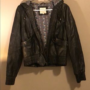 Black pleather jacket